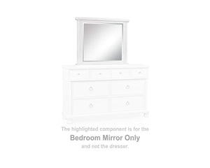 Espejo de dormitorio de Rowlenstown