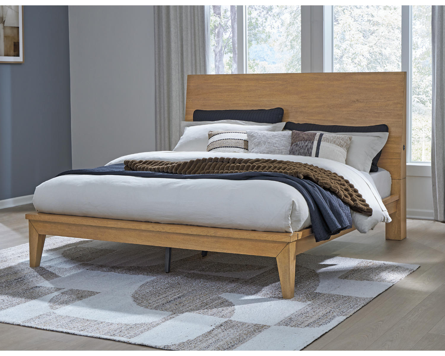 Sherbana King Panel Bed
