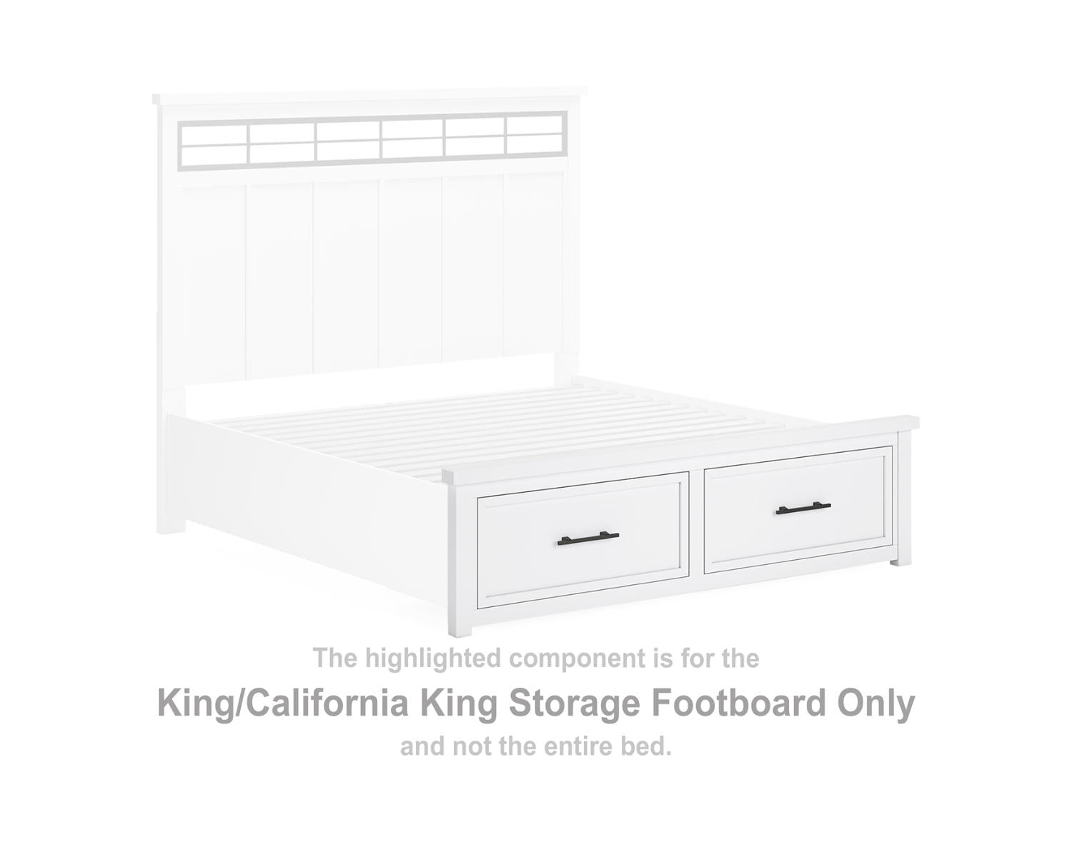 Ashbryn King/California King Storage Footboard