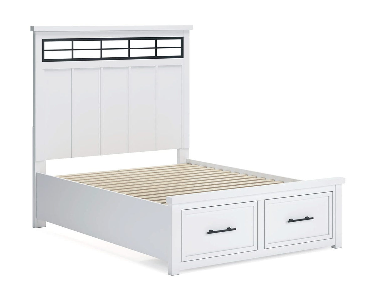 Ashbryn Queen Panel Storage Bed