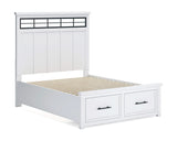 Ashbryn Queen Panel Storage Bed
