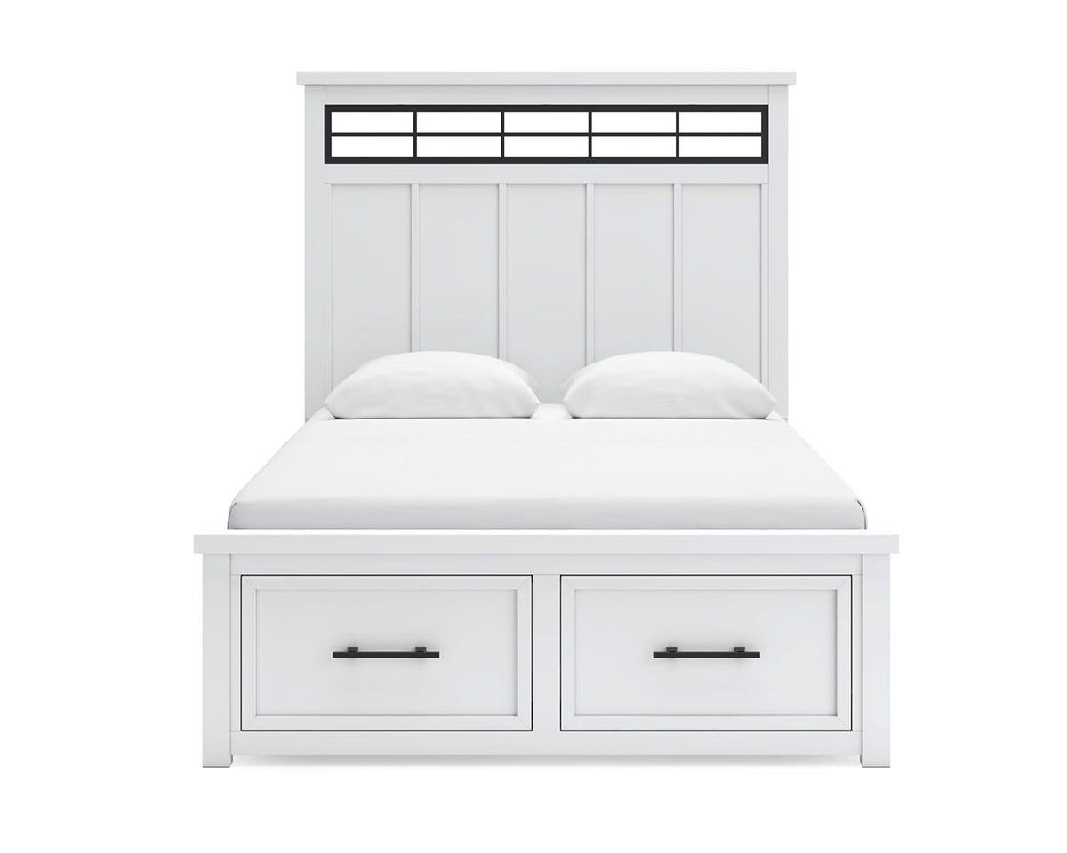 Ashbryn Queen Panel Storage Bed