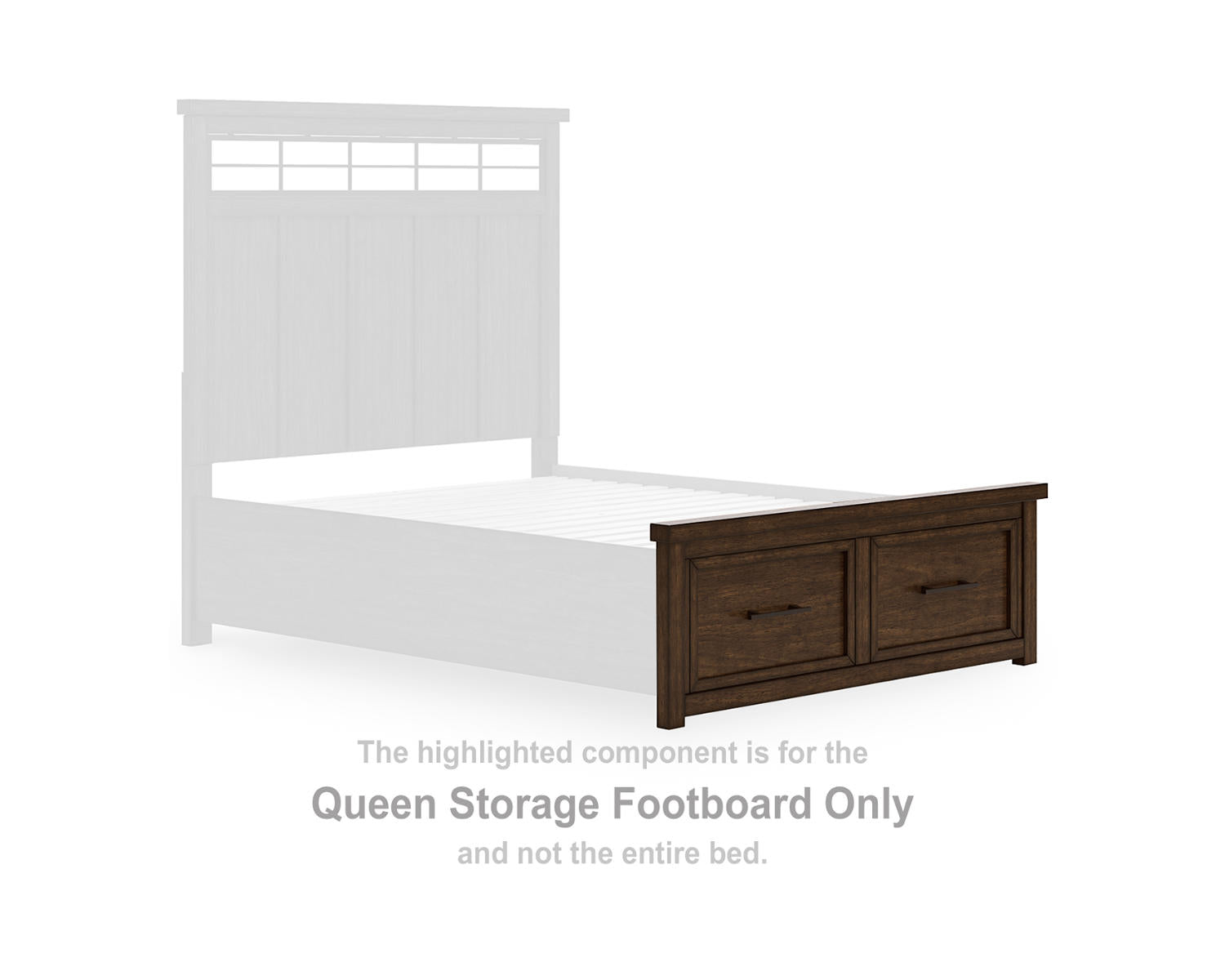 Taffenbrook Queen Storage Footboard