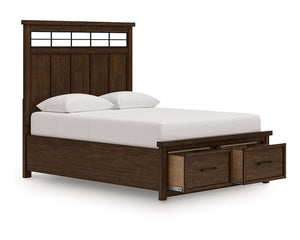 Cama Queen Taffenbrook con almacenamiento y paneles