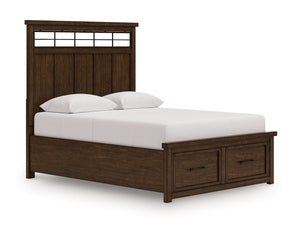 Cama Queen Taffenbrook con almacenamiento y paneles