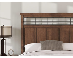 Cama Queen Taffenbrook con almacenamiento y paneles
