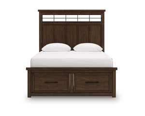 Cama Queen Taffenbrook con almacenamiento y paneles