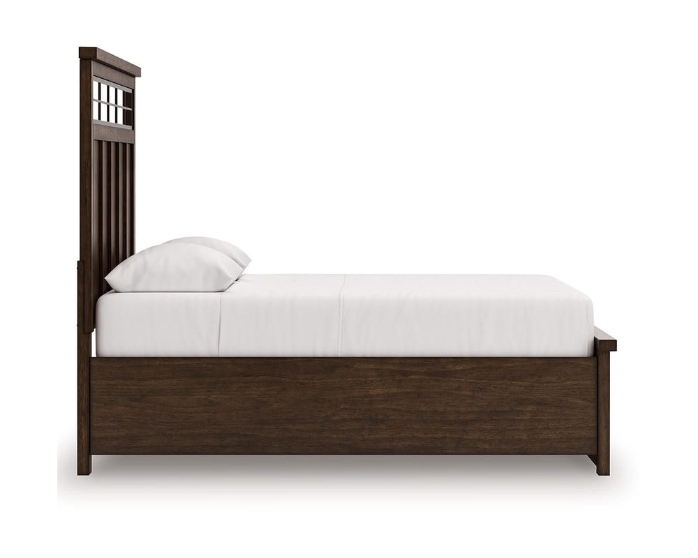 Cama Queen Taffenbrook con almacenamiento y paneles