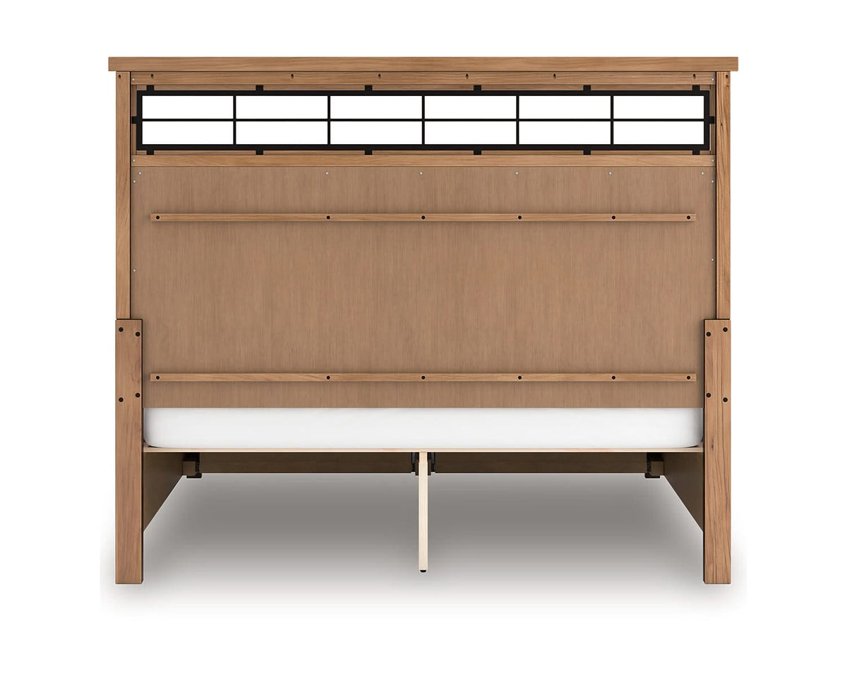 Cama California King Taffenbrook con almacenamiento y paneles