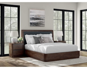 Dilenno California King Upholstered Panel Bed