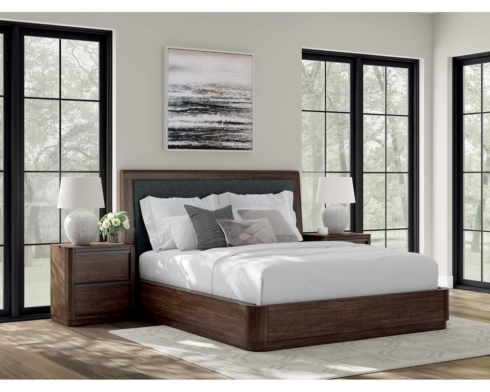 Dilenno California King Upholstered Panel Bed