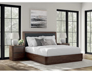 Dilenno King Upholstered Panel Bed
