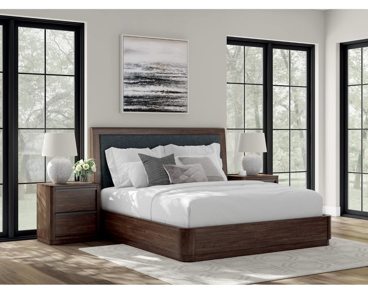 Dilenno King Upholstered Panel Bed