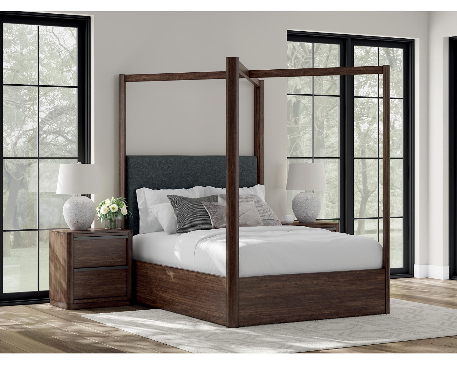 Dilenno Queen Canopy Bed