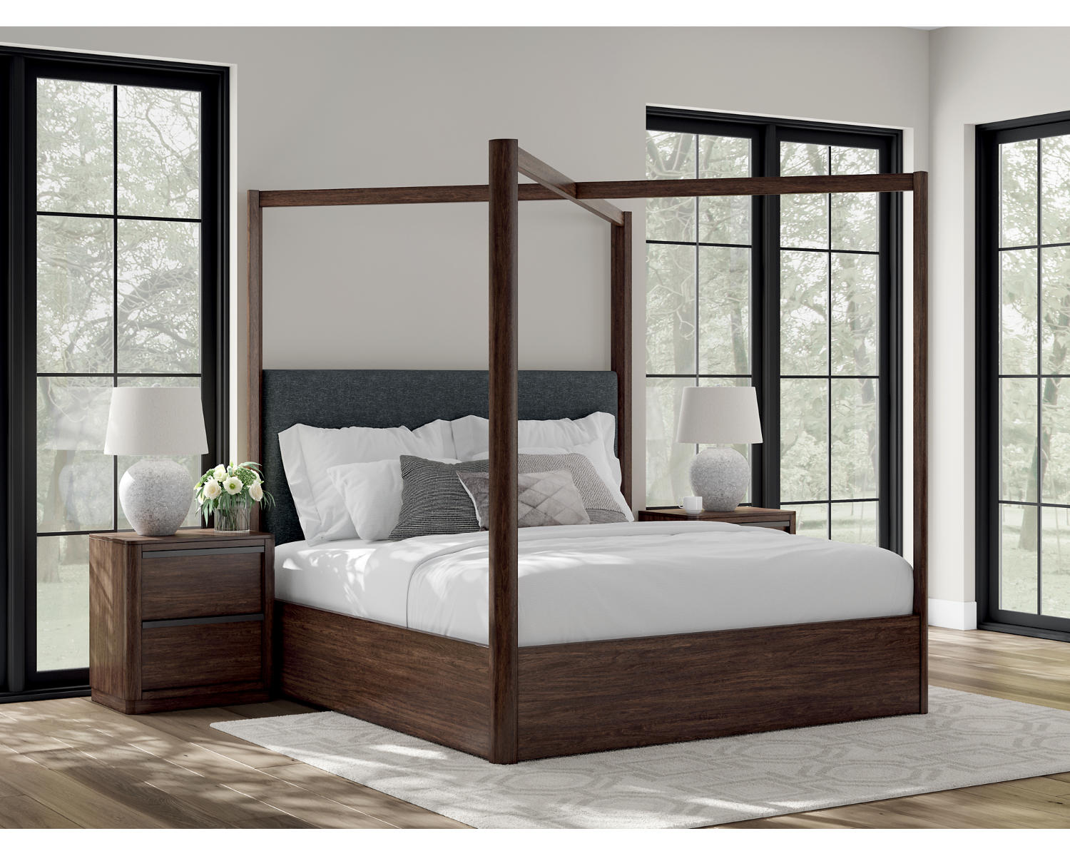 Dilenno King Canopy Bed