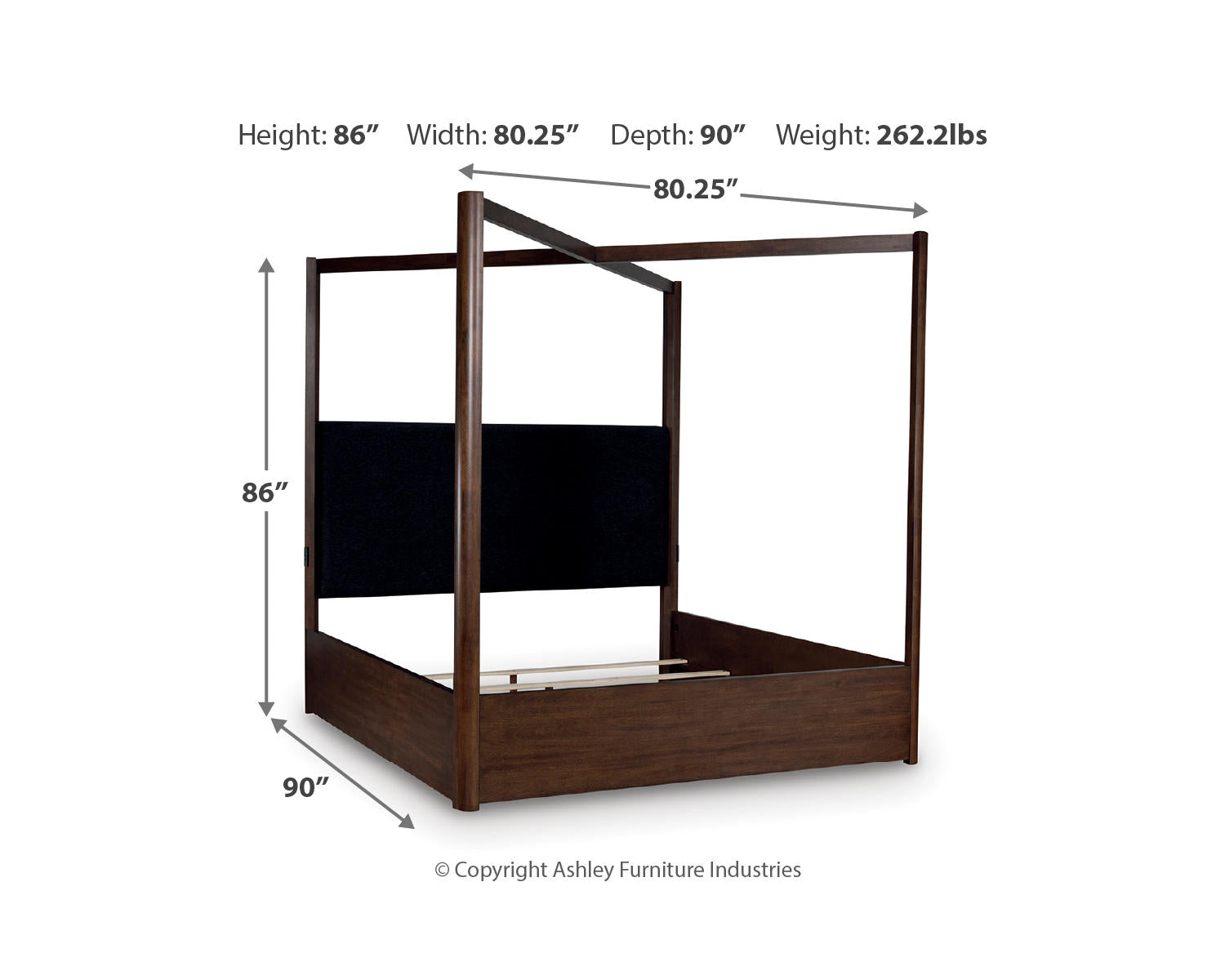 Dilenno California King Canopy Bed