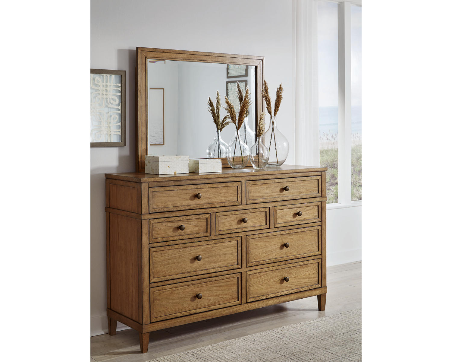 Sharlance Dresser and Mirror