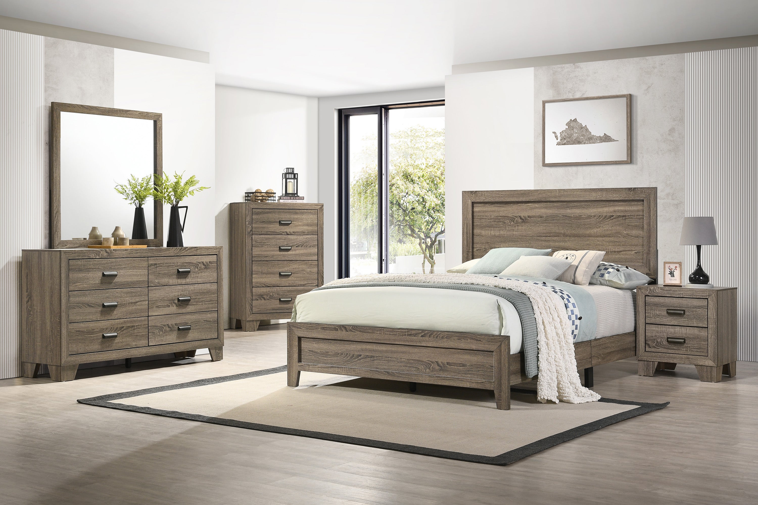 MILLIE NIGHT STAND-GREY