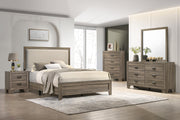 SETB9205 MILLIE KING UPHOLSTERED BED GROUP GREY