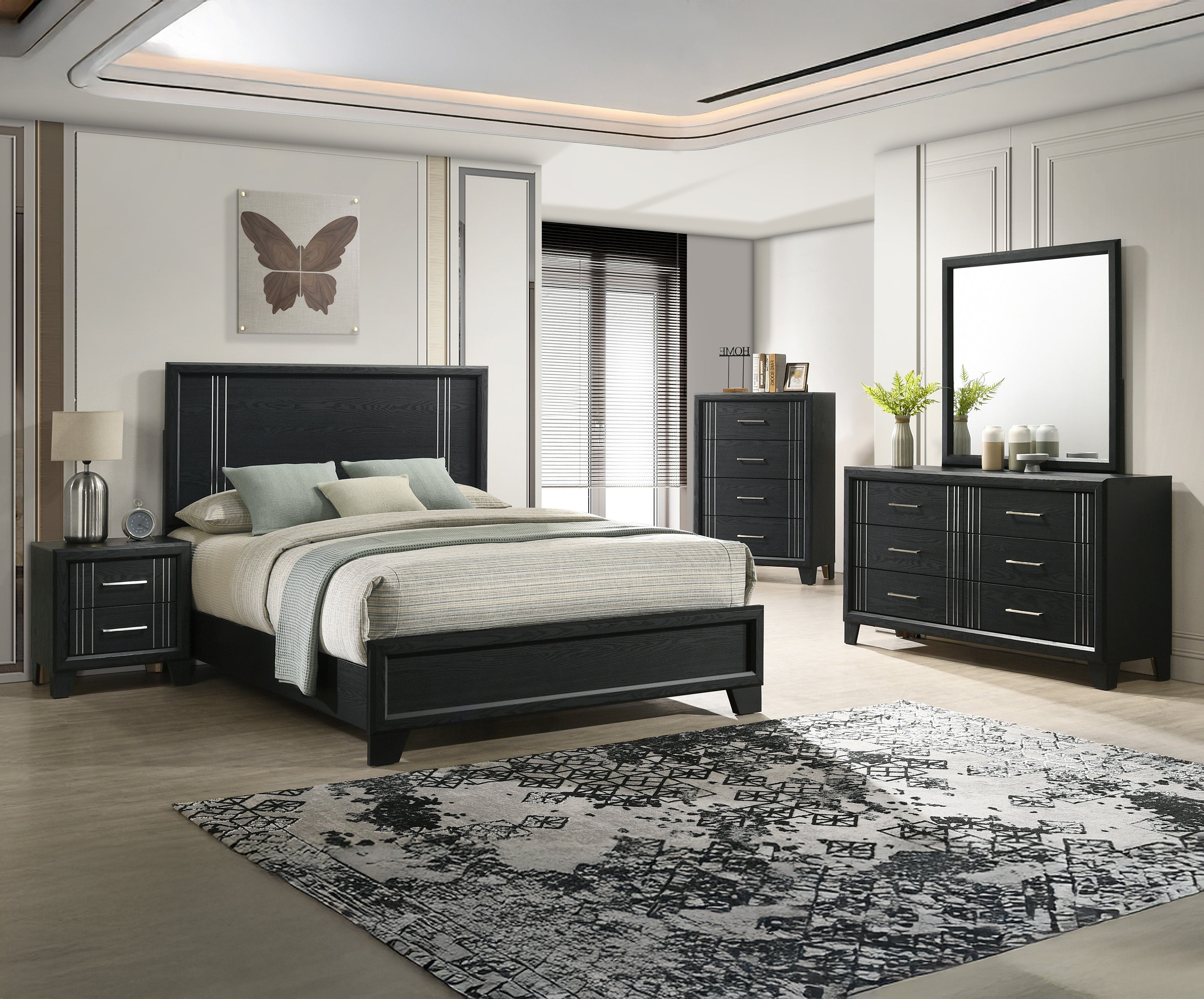 SETB9235 CHARLIE KING BEDROOM GROUP