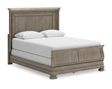 Cama tipo trineo Lexorne Queen