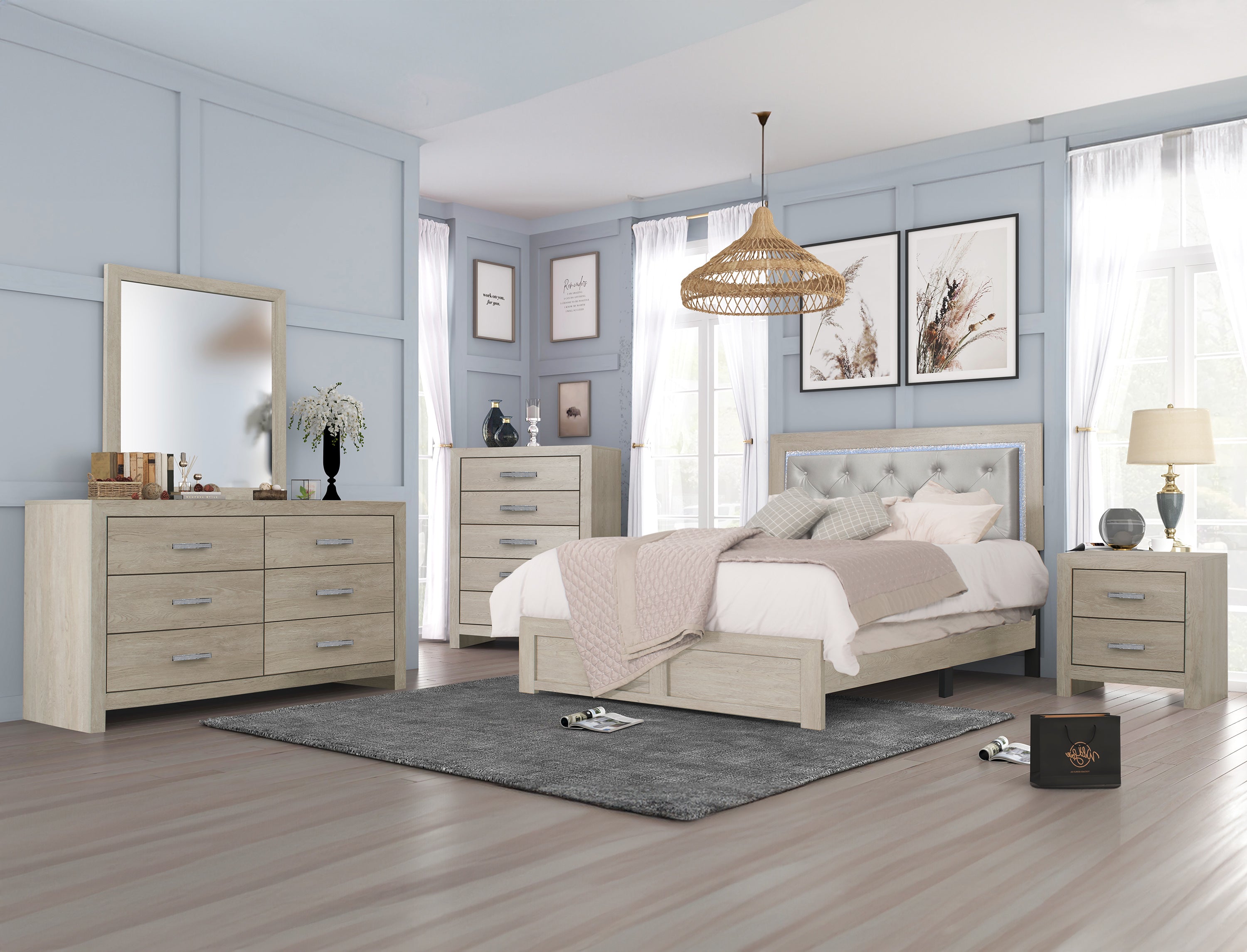 SETB9270 JAYLEN  KING BEDROOM GROUP