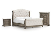 Ardenfield California King Sleigh Bed, Chest and Nightstand