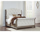 Cama de trineo tapizada Queen Ardenfield