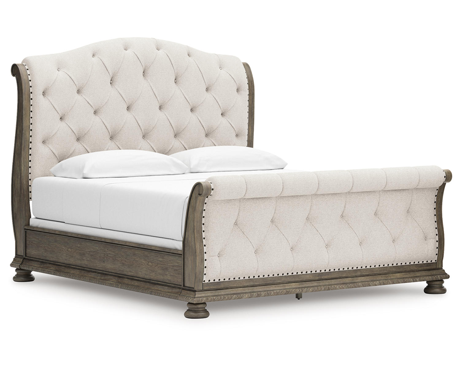 Ardenfield California King Sleigh Bed, Chest and Nightstand