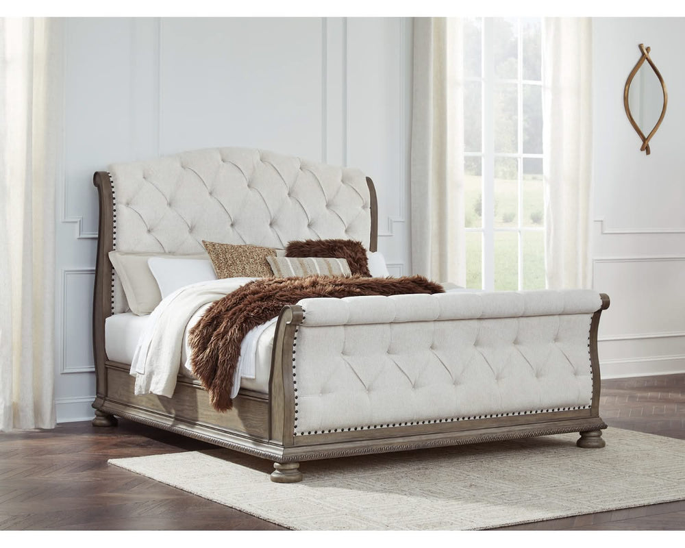 Ardenfield King Upholstered Sleigh Bed
