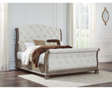 Ardenfield King Upholstered Sleigh Bed