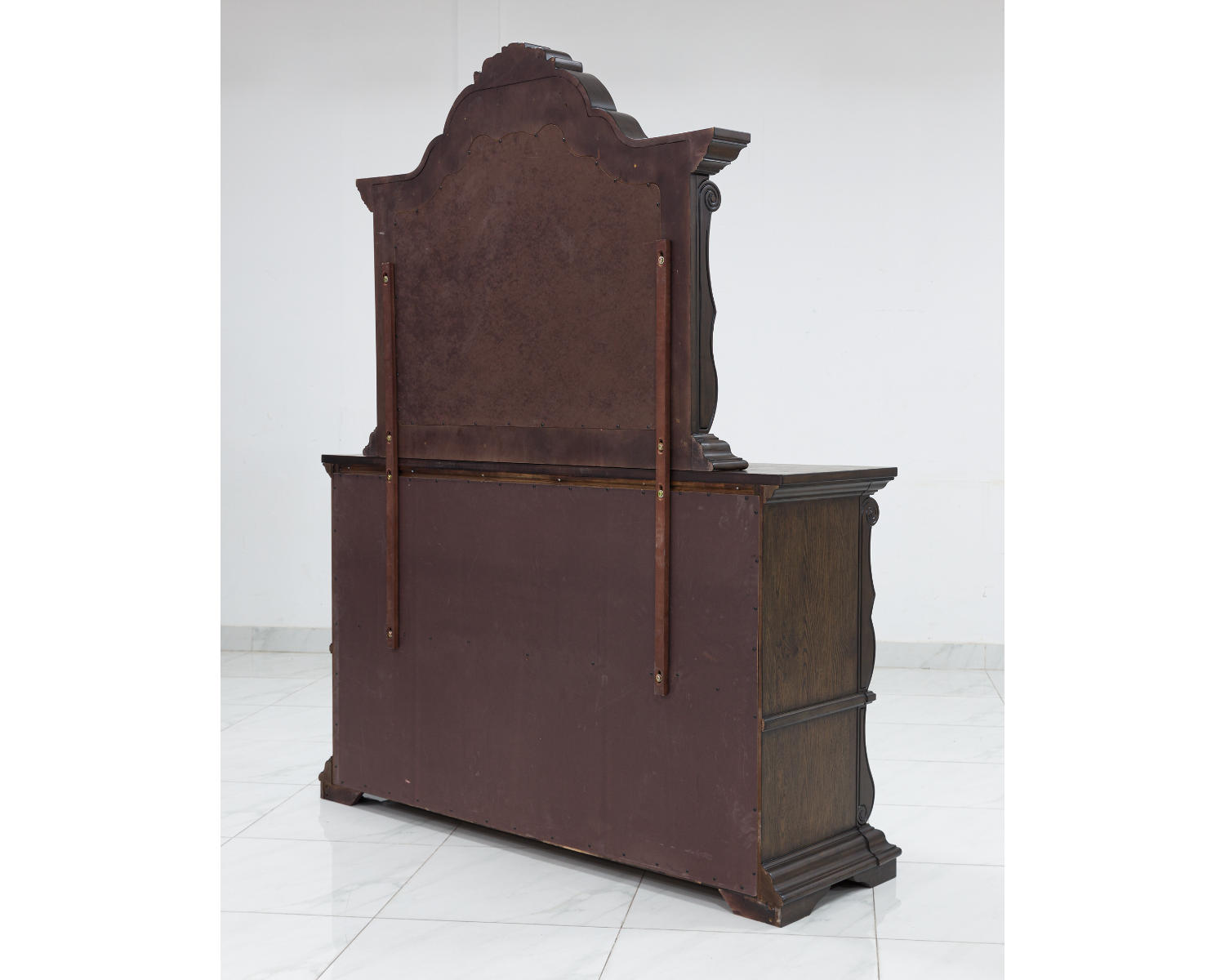 Maylee King Upholstered Bed, Dresser, Mirror, Chest and 2 Nightstands