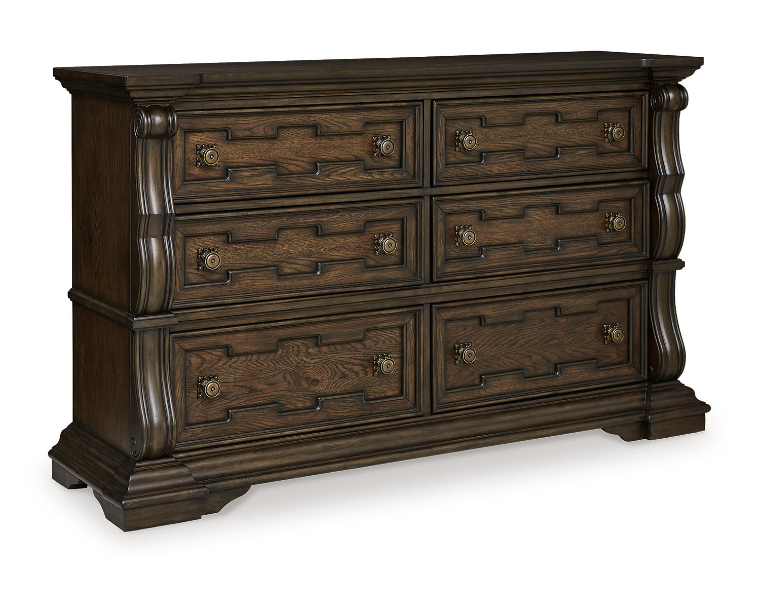 Maylee King Upholstered Bed, Dresser and 2 Nightstands