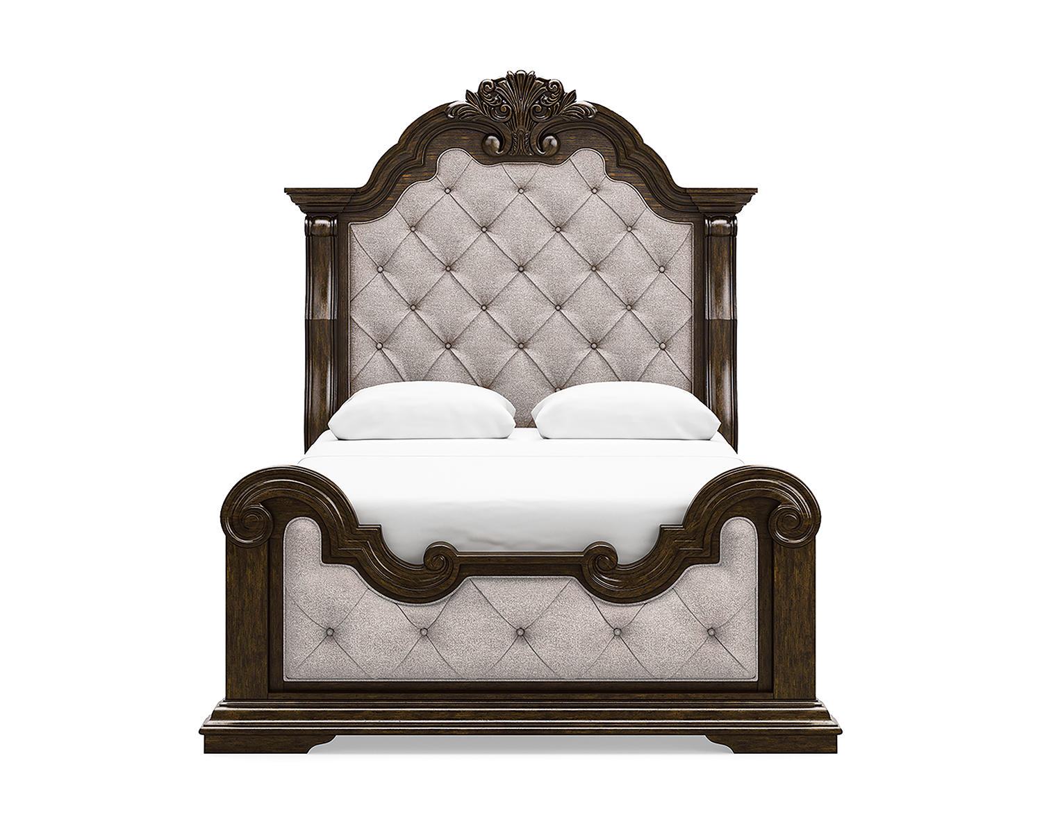 Maylee Queen Panel Bed, Dresser, Mirror, Chest and 2 Nightstands