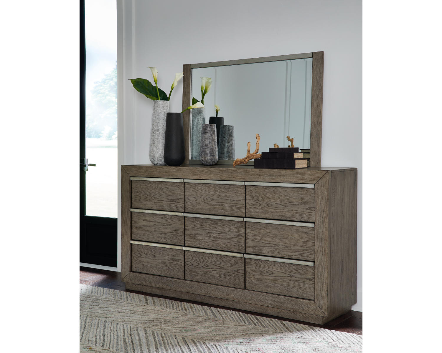 Anibecca Dresser and Mirror