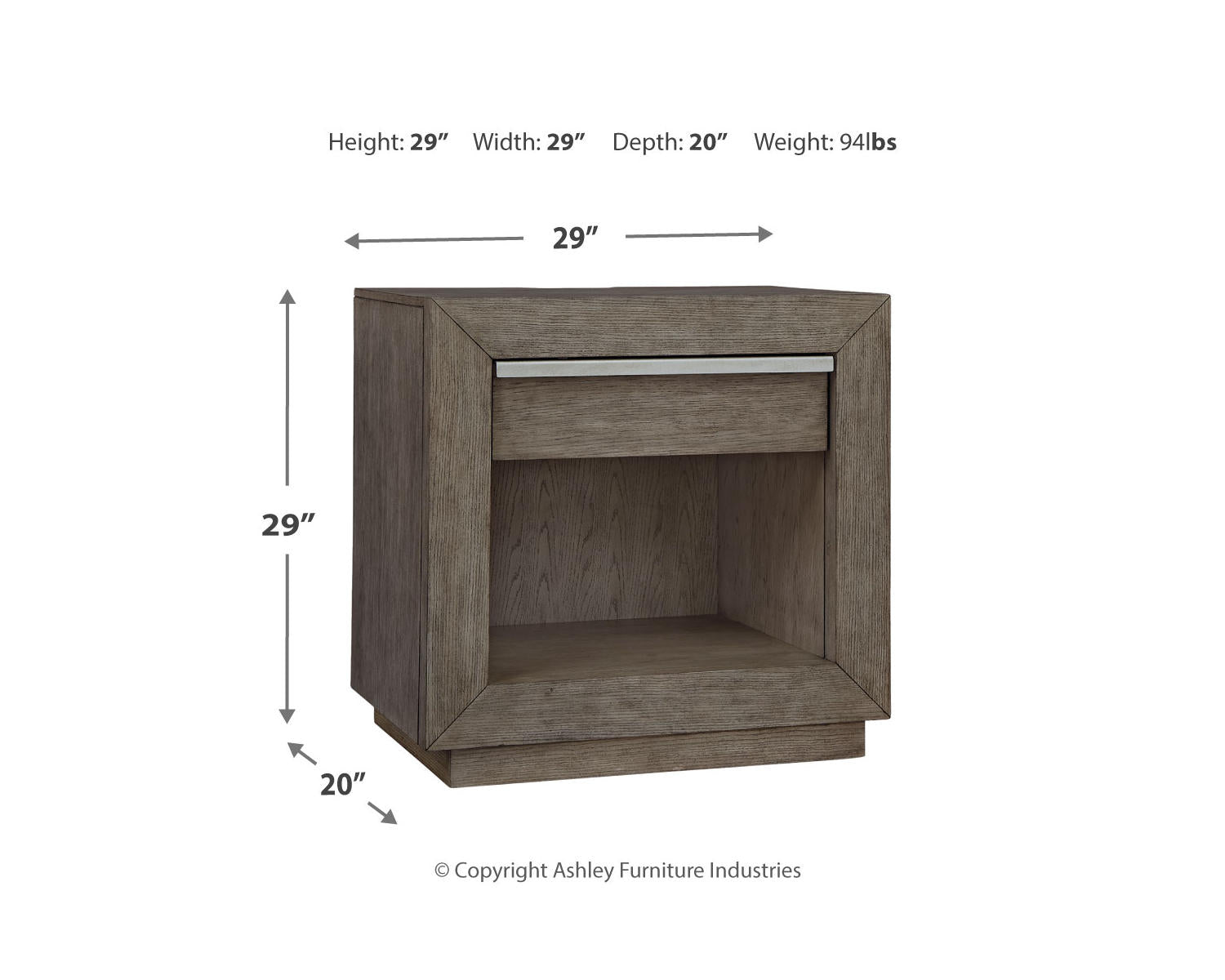 Anibecca Nightstand