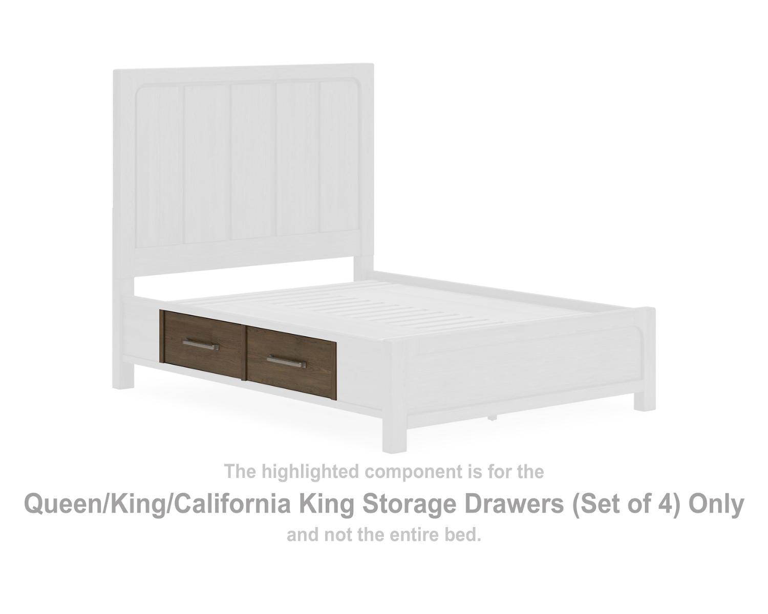 Cabalynn Queen/King/California King Storage Drawers (Set of 4)