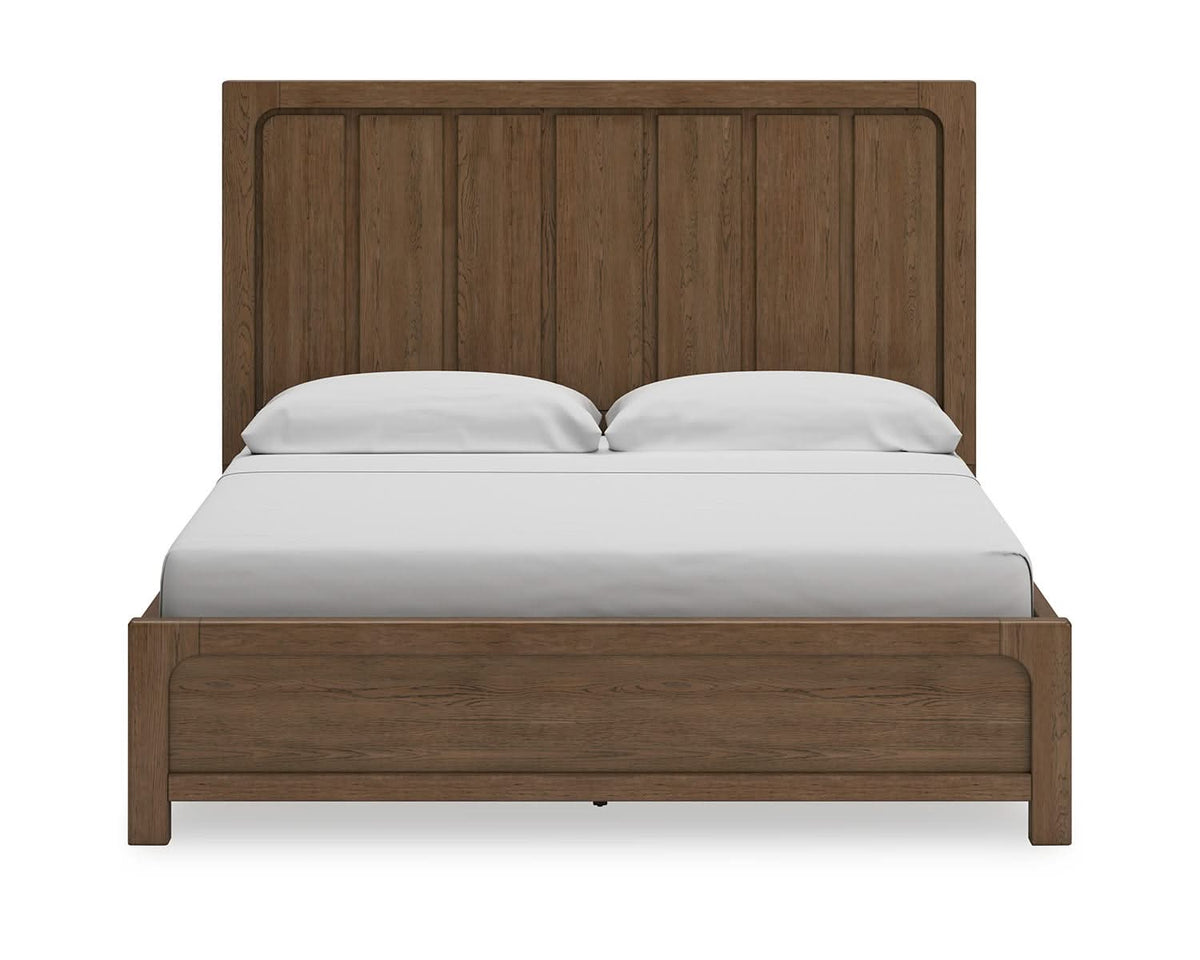 Cama California King con paneles y espacio de almacenamiento Cabalynn