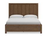 Cama California King con paneles y espacio de almacenamiento Cabalynn