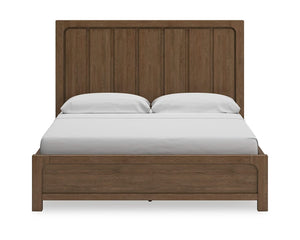 Cama California King con paneles y espacio de almacenamiento Cabalynn