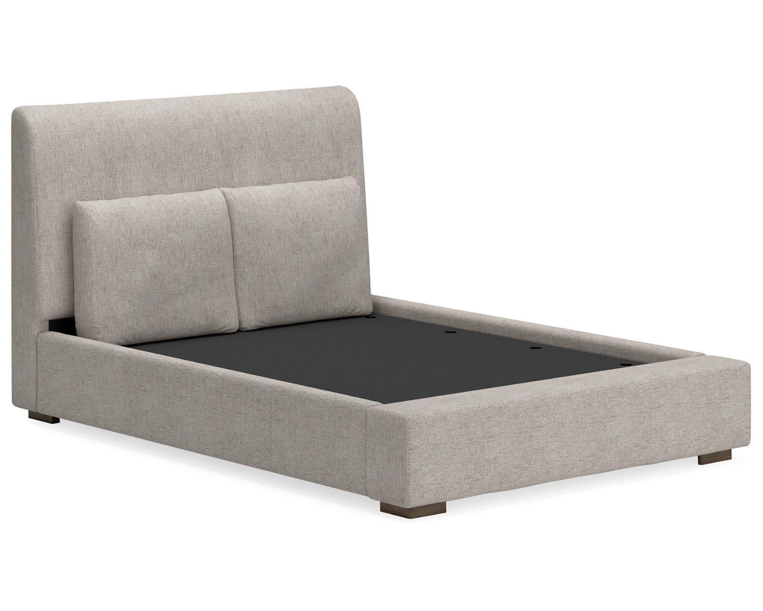 Cabalynn Queen Upholstered Bed, Dresser and Mirror