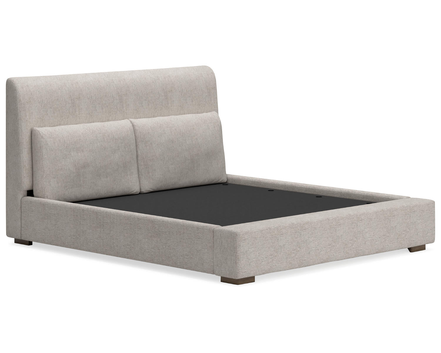 Cabalynn King Upholstered Bed, Dresser and Mirror