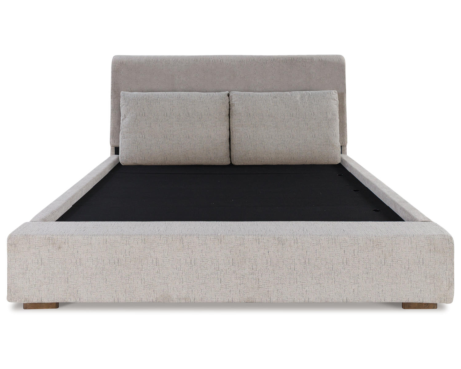 Cabalynn King Upholstered Bed, Dresser, Mirror and Nightstand