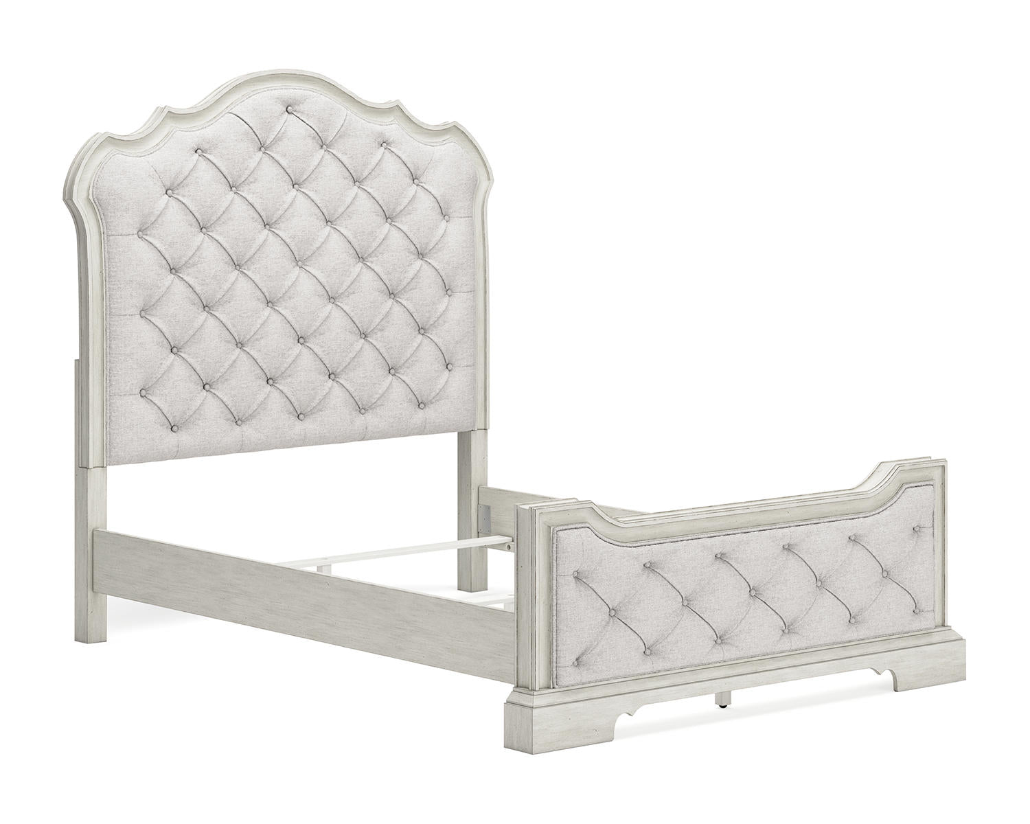 Arlendyne Queen Upholstered Bed, Dresser and Mirror