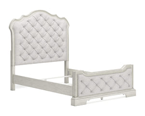 Arlendyne Queen Upholstered Bed, Dresser and Mirror
