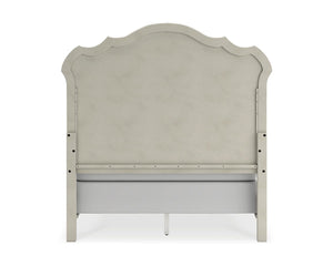 Arlendyne Queen Upholstered Bed, Dresser and Mirror