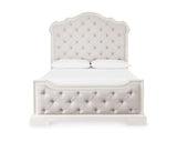 Arlendyne Queen Upholstered Bed, Dresser and Mirror