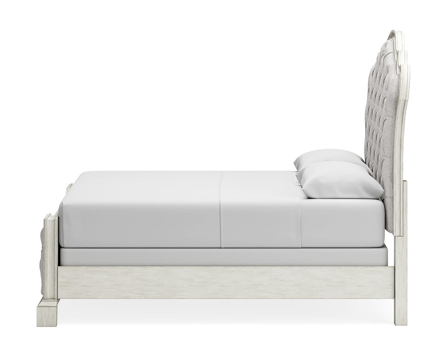 Arlendyne Queen Upholstered Bed, Dresser and Mirror