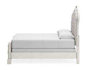 Arlendyne Queen Upholstered Bed, Dresser and Mirror