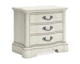 Arlendyne Queen Upholstered Panel Bed and 2 Nightstands
